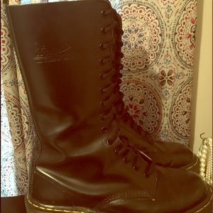 Dr. Marten’s Vintage 1914’s 14 hole combat boots.